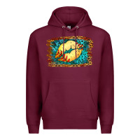 Burgundy Softball Lips Premium Hoodie - Jasminsmagicworld