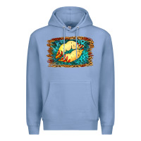 Colony Blue Softball Lips Premium Hoodie - Jasminsmagicworld