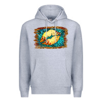 Heather Grey Softball Lips Premium Hoodie - Jasminsmagicworld