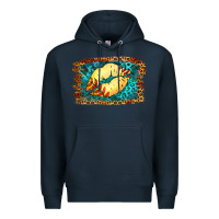 Navy Softball Lips Premium Hoodie - Jasminsmagicworld