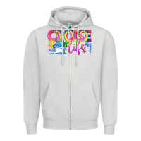 Dove Grey cruise life Zipper Hoodie - texasbilliewilder
