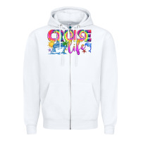White cruise life Zipper Hoodie - texasbilliewilder