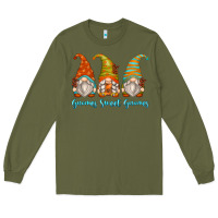 Army Green gnomes sweet gnomes Long Sleeve Tee - Zillion Design Studio