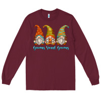 Burgundy gnomes sweet gnomes Long Sleeve Tee - Zillion Design Studio