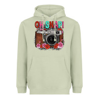 Matcha oh snap rose grey leopard vintage camera Heavyweight Hoodie - FaDigitalArtStudio