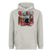 Moon Dust oh snap rose grey leopard vintage camera Heavyweight Hoodie - FaDigitalArtStudio