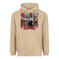 Mushroom oh snap rose grey leopard vintage camera Heavyweight Hoodie - FaDigitalArtStudio