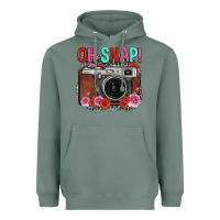 Sage oh snap rose grey leopard vintage camera Heavyweight Hoodie - FaDigitalArtStudio