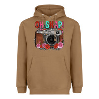Toasted Coconut oh snap rose grey leopard vintage camera Heavyweight Hoodie - FaDigitalArtStudio