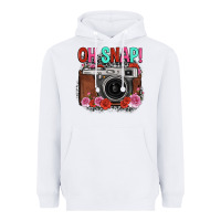 White oh snap rose grey leopard vintage camera Heavyweight Hoodie - FaDigitalArtStudio