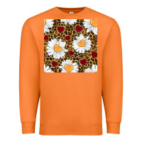 Carrot valentines day daisy and leopard seamless pattern Premium Sweatshirt - BundleAndBundleShop