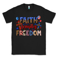 Black faith family freedom Classic Tee - texasbilliewilder