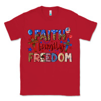 Red faith family freedom Classic Tee - texasbilliewilder
