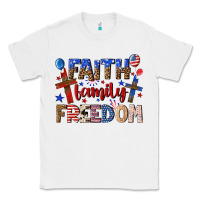 White faith family freedom Classic Tee - texasbilliewilder