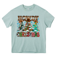 Arona Howdy Christmas Heavy Core Tee - CowhideDigitalArt