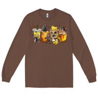 Chestnut monkey coffee cups Long Sleeve Tee - texasbilliewilder