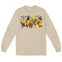 Mushroom monkey coffee cups Long Sleeve Tee - texasbilliewilder