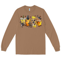 Toasted Coconut monkey coffee cups Long Sleeve Tee - texasbilliewilder