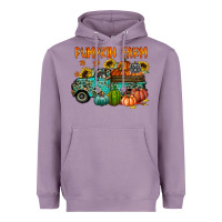 Lavender pumpkin farm Heavyweight Hoodie - RacoonDesign
