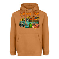 Meerkat pumpkin farm Heavyweight Hoodie - RacoonDesign