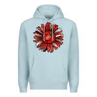 Blue Mist Ladybug Sunflower Premium Hoodie - Jasminsmagicworld