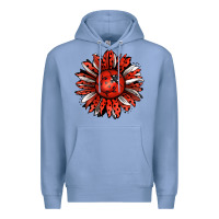 Colony Blue Ladybug Sunflower Premium Hoodie - Jasminsmagicworld