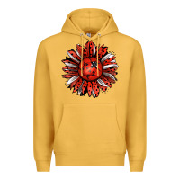 Mustard Ladybug Sunflower Premium Hoodie - Jasminsmagicworld