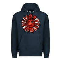 Navy Ladybug Sunflower Premium Hoodie - Jasminsmagicworld