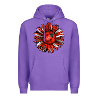 Purple Ladybug Sunflower Premium Hoodie - Jasminsmagicworld