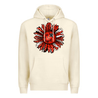 Sandshell Ladybug Sunflower Premium Hoodie - Jasminsmagicworld