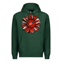 Sports Green Ladybug Sunflower Premium Hoodie - Jasminsmagicworld
