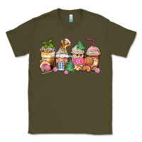 Army Green pink gingerbread coffee cups Classic Tee - Zillion Design Studio