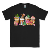 Black pink gingerbread coffee cups Classic Tee - Zillion Design Studio