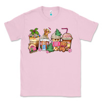 Bubblegum Pink pink gingerbread coffee cups Classic Tee - Zillion Design Studio