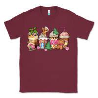Burgundy pink gingerbread coffee cups Classic Tee - Zillion Design Studio