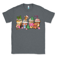 Charcoal Heather pink gingerbread coffee cups Classic Tee - Zillion Design Studio
