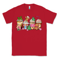 Red pink gingerbread coffee cups Classic Tee - Zillion Design Studio