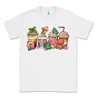 White pink gingerbread coffee cups Classic Tee - Zillion Design Studio