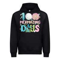 Black 100 mermazing days Urban Hoodie - MaliasSmallBusiness