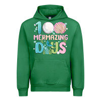 Emerald 100 mermazing days Urban Hoodie - MaliasSmallBusiness