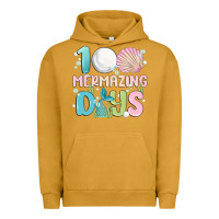 Pigment Peanut Butter 100 mermazing days Urban Hoodie - MaliasSmallBusiness