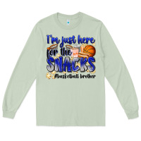 Matcha i'm just here for the snacks #basketball brother Long Sleeve Tee - Zillion Design Studio