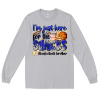 Moon Dust i'm just here for the snacks #basketball brother Long Sleeve Tee - Zillion Design Studio