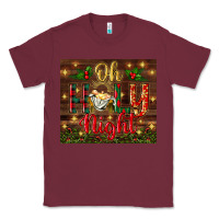 Burgundy oh holy night Classic Tee - BundleAndBundleShop