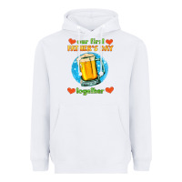 White our first father's day together and beer Heavyweight Hoodie - HRA Design Shop