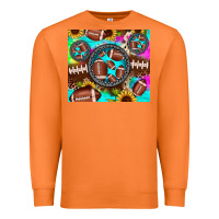 Carrot football tie dye gemstone sunflower Premium Sweatshirt - JahusDesignShop