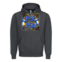 Smoke volleyball mama with leopard Zipper Hoodie - Zillion Design Studio