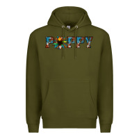 Army Green poppy cowhide sunflower Premium Hoodie - Jasminsmagicworld