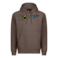 Coffee poppy cowhide sunflower Premium Hoodie - Jasminsmagicworld