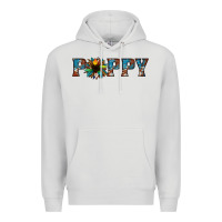 Dove Grey poppy cowhide sunflower Premium Hoodie - Jasminsmagicworld
